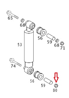 Rear Shock Absorber-2500 Cargo Van BILSTEIN 2002-2006
